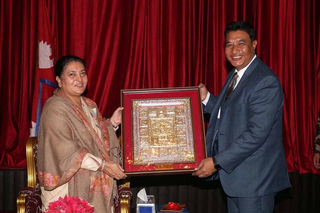 स्वाधीन अर्थतन्त्रका लागि सहयोग गर्न निजी क्षेत्रलाई राष्ट्रपतिको आग्रह