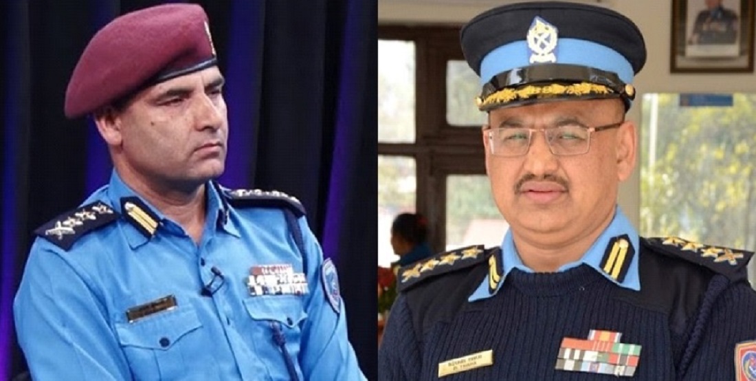 काठमाडौं परिसरमा एसएसपी ज्ञवाली र अपराध महाशाखामा थापाको सरुवा