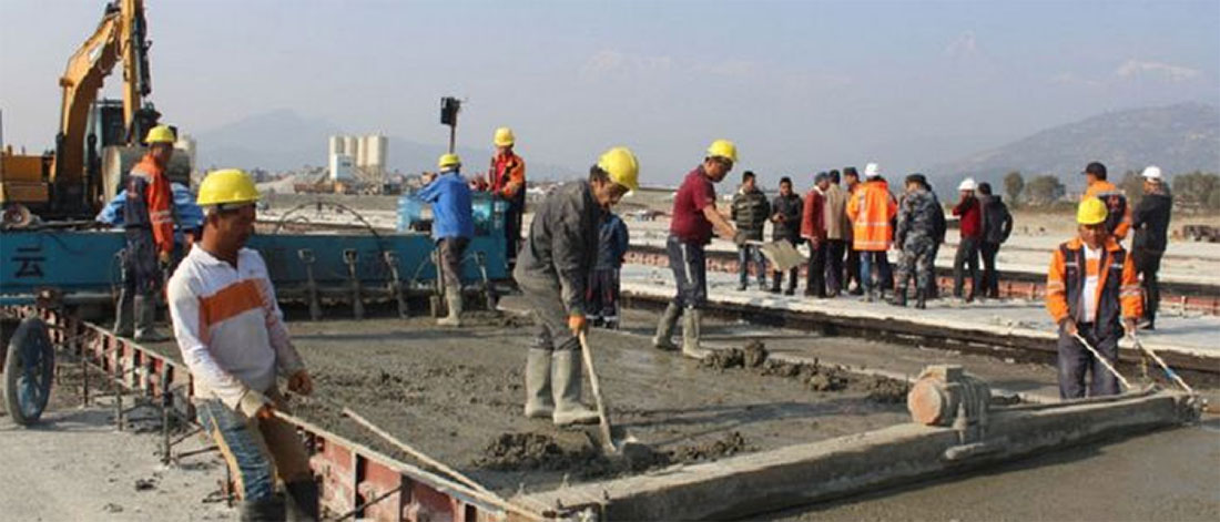पोखरा विमानस्थलको निर्माण ६३ प्रतिशत पूरा