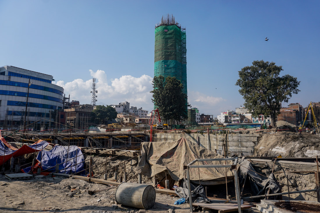 सकिन लाग्यो २२ तले धरहरा, गजुर पनि राखिने 