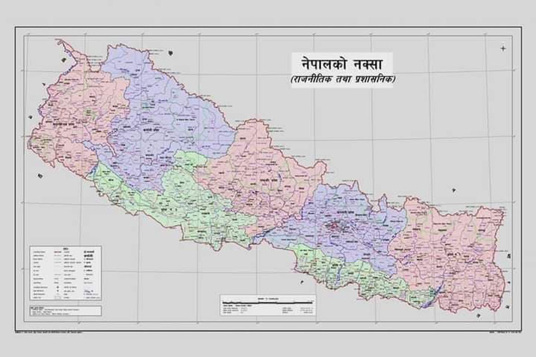 लिम्पियाधुरा, कालापानी समेटिएको नक्सा पाठ्यक्रममा समावेश