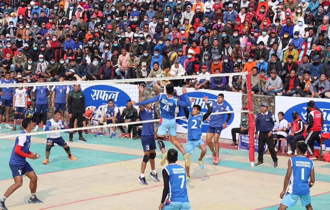 आर्मीलाई हराउँदै गण्डकी च्याम्पियन