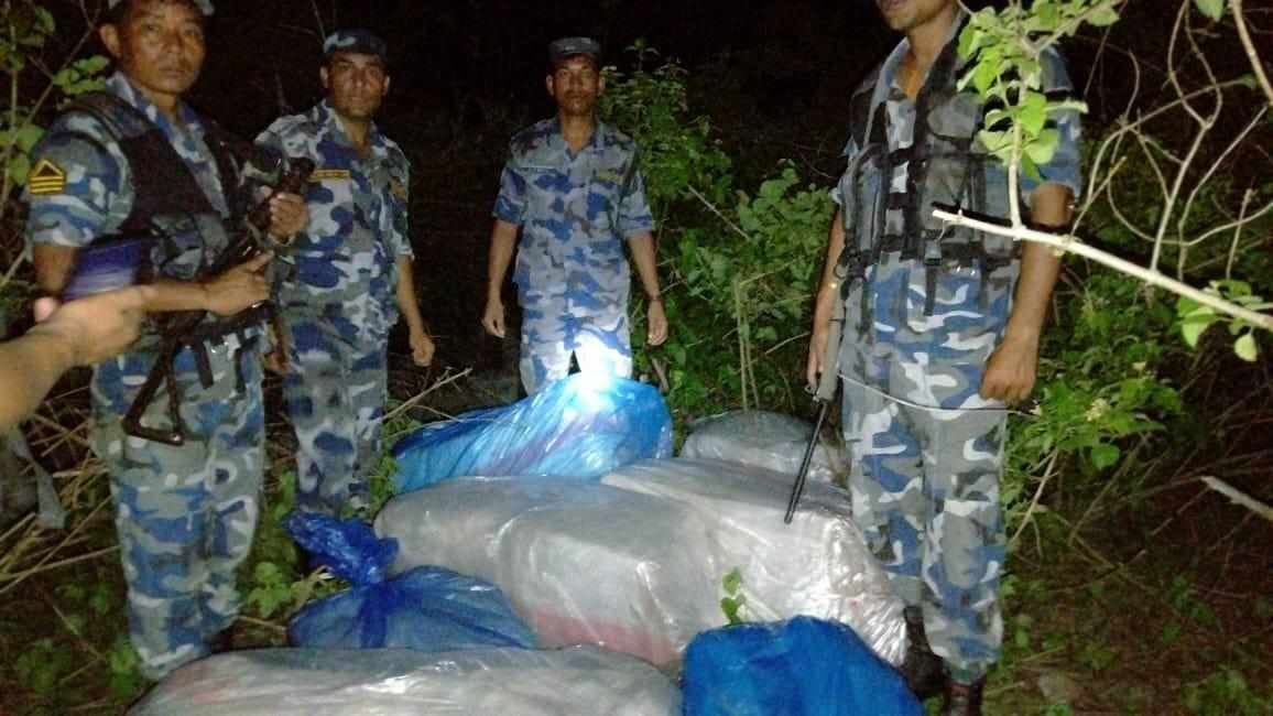 उदयपुरमा ३०० किलो गाँजा बरामद