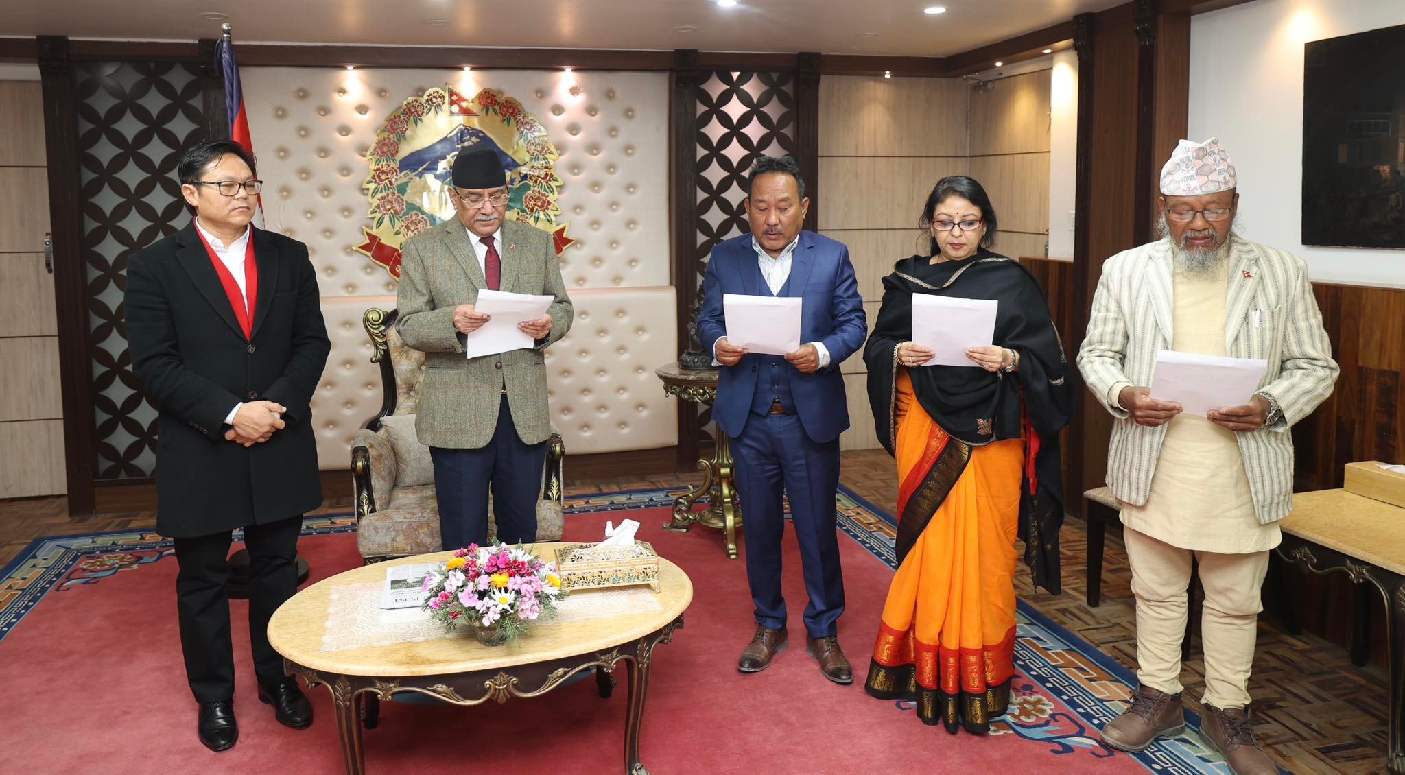 तीन प्रज्ञा–प्रतिष्ठानका कुलपतिले लिए शपथ
