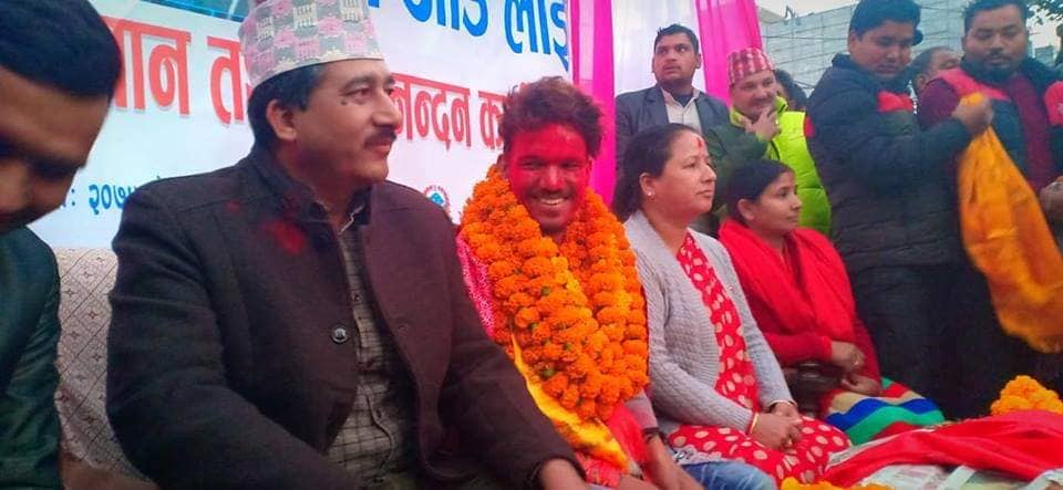 नेपाल आइडल ओडलाई भीमदत्त नगरपालिकाको अभिनन्दन