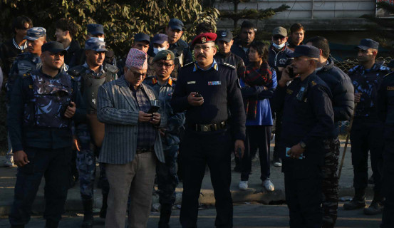 ललितपुरका एसएसपी शाह प्रहरी हेडक्वार्टर तानिए