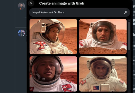 एक्समा आयो ग्रोक एआईबाट फोटो बनाएर पोस्ट गर्न सकिने फिचर