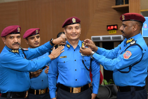 बढुवा भएका चार डीआईजीलाई दर्ज्यानी चिह्न