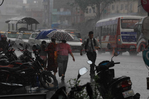 वाग्मतीसहित तीनवटा प्रदेशमा भारी वर्षाको सम्भावना 