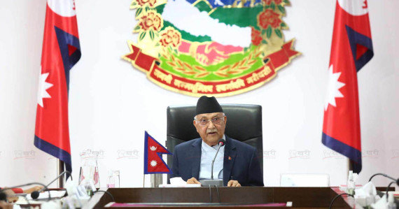 १९ वर्षभित्र 'समृद्ध नेपाल, सुखी नेपाली'को गन्तव्यमा पुग्ने अठोट छ : प्रधानमन्त्री ओली
