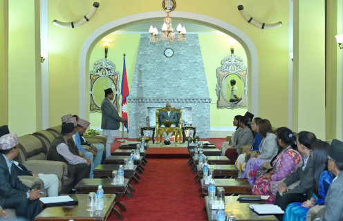 लोकतन्त्र सुदृढ हुन नैतिक अधिकारको सम्मान गर्ने संस्कार आवश्यक : राष्ट्रपति