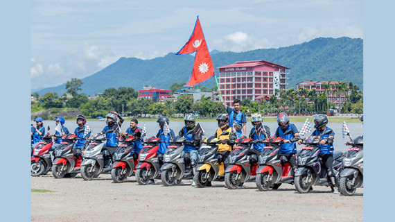 चितवनको नारायणघाटदेखि गोलाघाटसम्म एनओजी राइड सम्पन्न