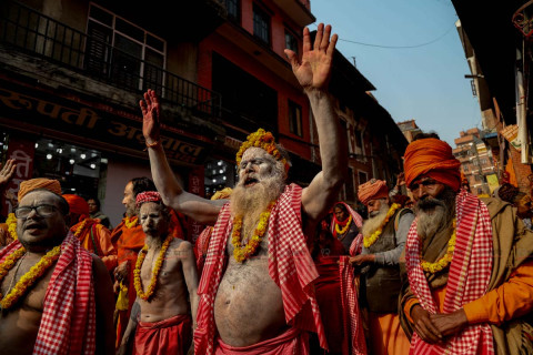 पशुपति प्रवेश गरे नागाबाबा (तस्बिरहरू)