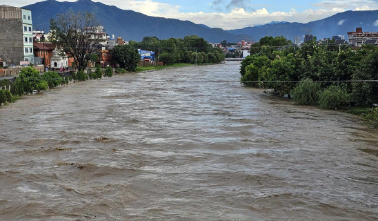 यी जिल्लाका नदीमा बहाव उल्लेख्य बढ्ने, उच्च सतर्कता अपनाउन आग्रह