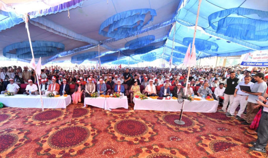 एमाले लुम्बिनी प्रदेश अधिवेशनको बन्दसत्र जारी