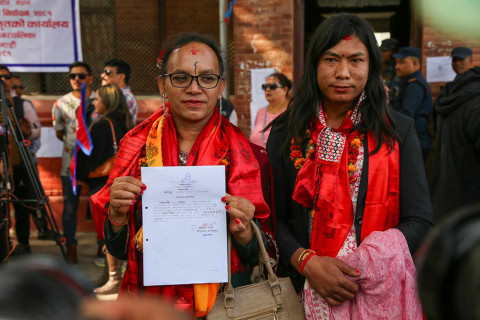 कीर्तिपुर मेयरमा जसपा नेपालका तर्फबाट तेस्रोलिंगी हनीको उमेदवारी