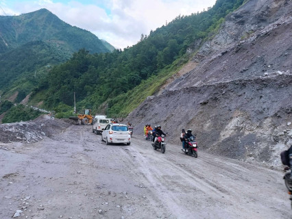 मुग्लिन–नारायणगढ सडक : पुनः दुईतर्फी यातायात सञ्चालनमा