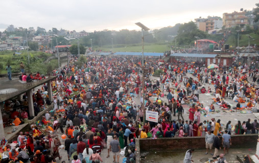 गोकर्णेश्वरमा घुइँचो 