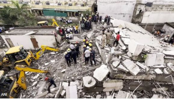 भारतको गुजरातमा ६तले भवन भत्किदा ७ जनाको मृत्यु