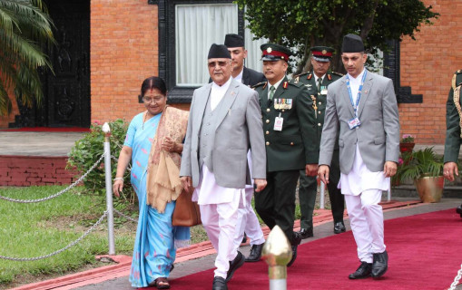 प्रधानमन्त्री ओली अमेरिका प्रस्थान (तस्बिरहरू)