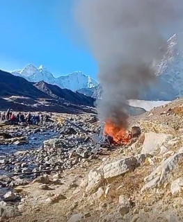 दुर्घटनामा परेका पाइलट सेढाईंको निधन