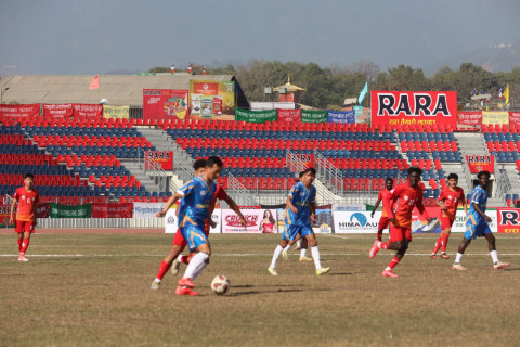 संकटालाई हराउँदै भारतको थन्डरबोल्ट आहा रारा गोल्डकपको क्वार्टरफाइनलमा