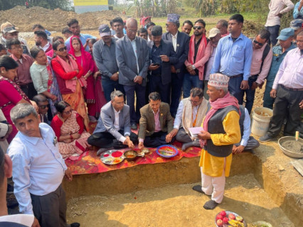 भारत सरकारको सहयोगमा इनरुवामा विद्यालय भवन बन्ने, गरियो शिलान्यास