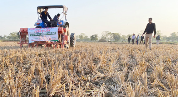 झापामा शून्य खनजोत प्रविधिबाट मकैखेती