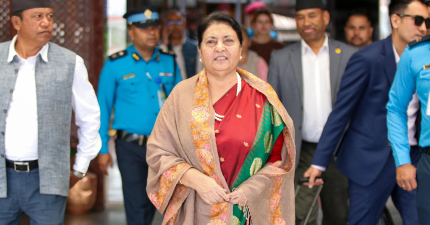 मेरो चीन भ्रमण राम्रो भयो : पूर्वराष्ट्रपति भण्डारी