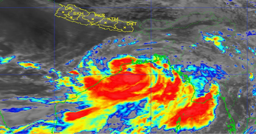 शक्तिशाली 'रेमल' चक्रवातको असर नेपालका चार प्रदेशमा देखिने, सतर्क रहन आग्रह