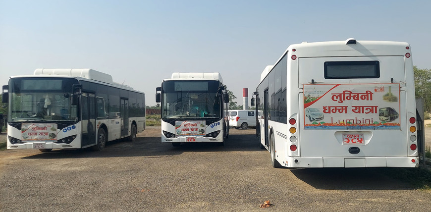 लुम्बिनीमा थन्क्याइएका विद्युतीय सवारीमा यस्तो छ सुविधा