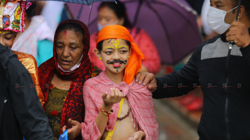 भाद्रकृष्ण प्रतिपदाः  गाईजात्रा पर्व मनाइँदै