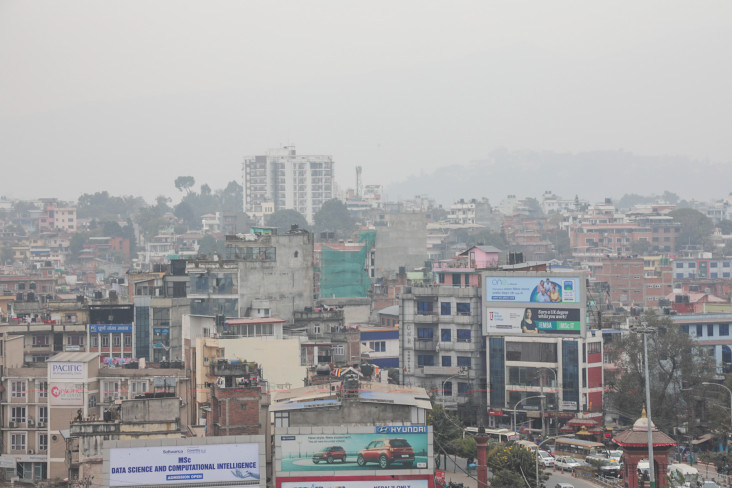 काठमाडौं र भरतपुर अस्वस्थकर, काठमाडौंमा शुक्रबार साँझसम्मै प्रदूषण बढ्ने