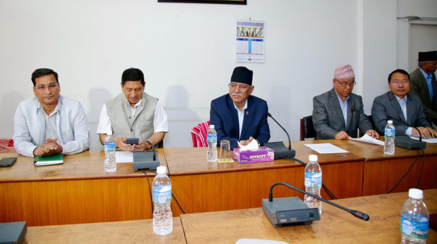 जिम्मेवार भूमिका निर्वाह गर्न सांसदलाई प्रचण्डको निर्देशन 