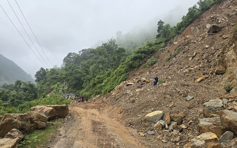 कालीगण्डकी कोरिडोर तीन दिनदेखि अवरुद्ध