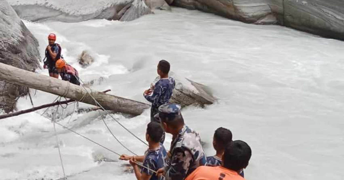 सेती नदीको १५० मिटर गहिरो खोचबाट निकालियो युवकको शव