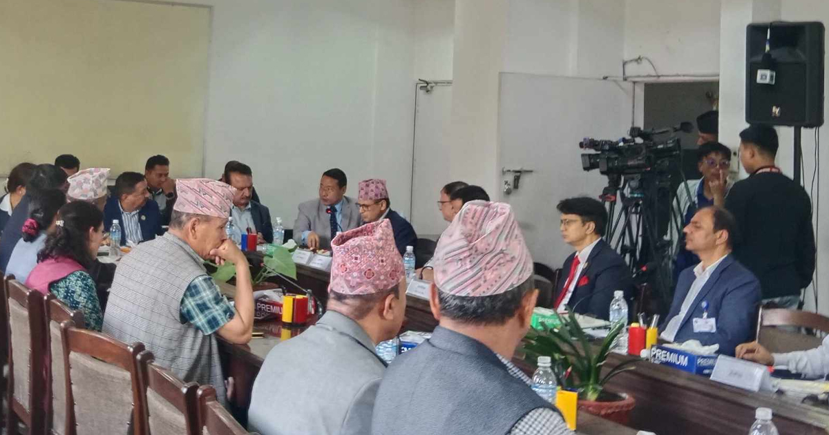 सदनमा विचाराधीन विधेयकमा समितिले छलफल गर्नु अनुचित : सूर्य थापा