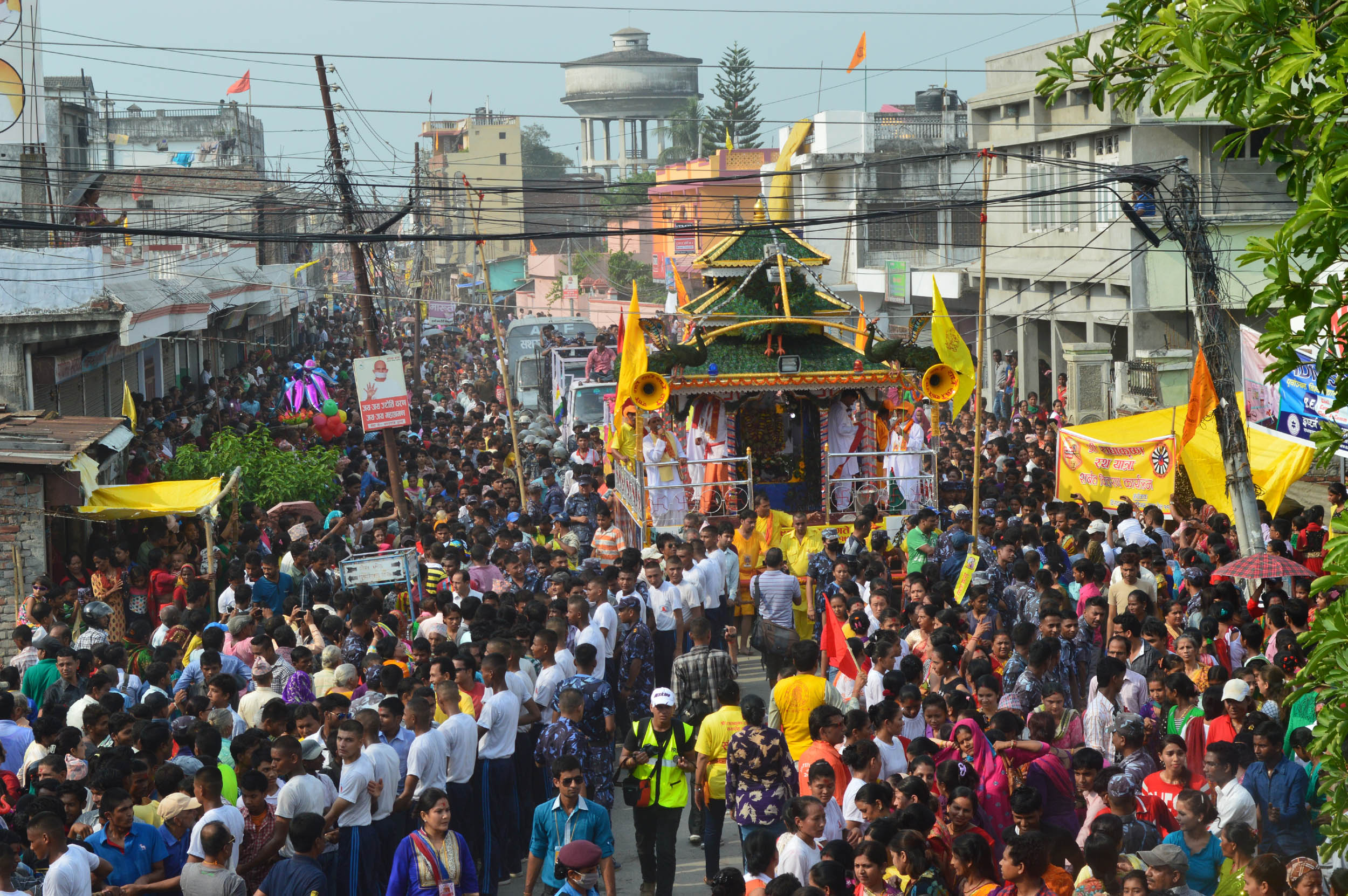 विराटनगरमा राधाकृष्ण रथयात्राको तयारी पूरा, पाँच लाख भक्तजन आउने दाबी