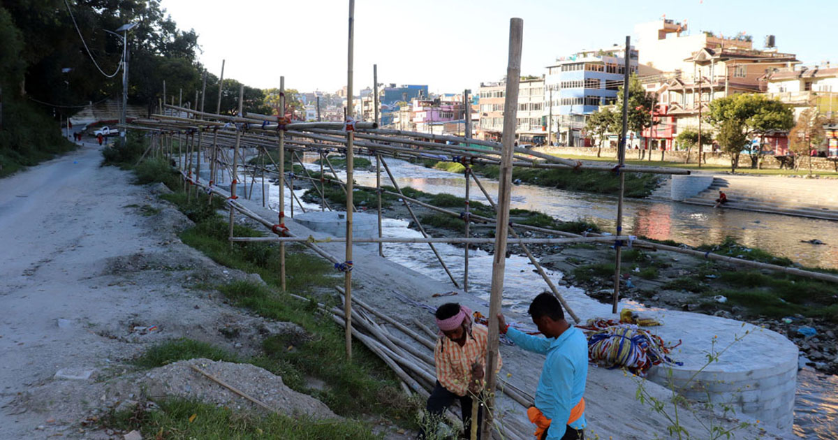 तिहार सकिएसँगै थालियो छठको तयारी