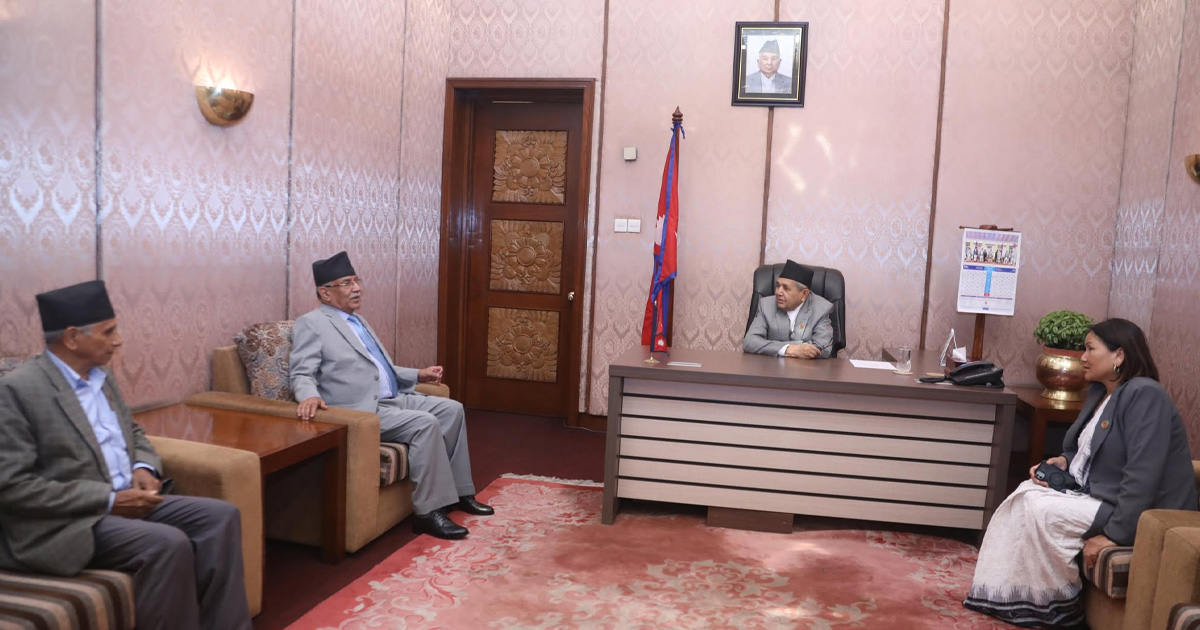 सदन खुलाउन नेतृत्व लिइदिनुस् : सभामुख, प्रचण्डको जवाफ– आजै मिलाउँछु