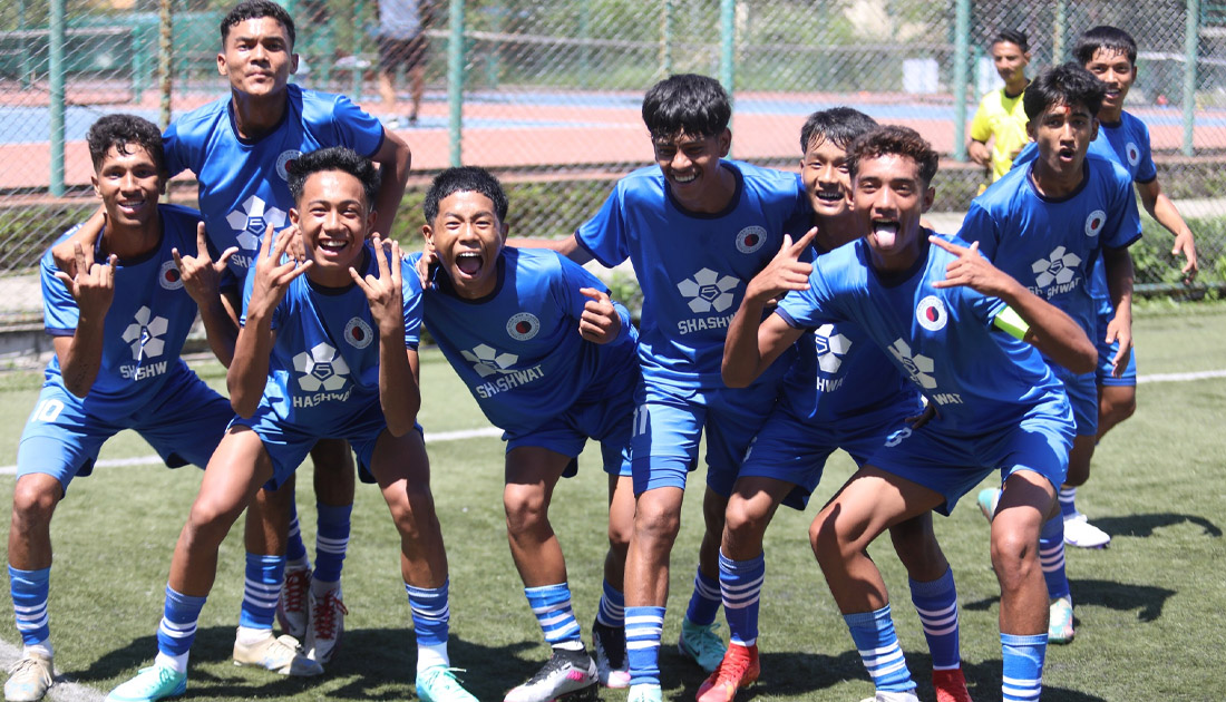 चर्च ब्वाइजमाथि फ्रेन्ड्सको फराकिलो जित, मन्दीप एक्लैले गरे पाँच गोल