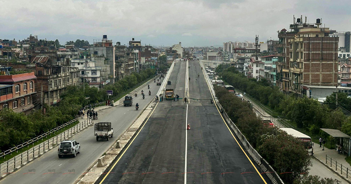 ग्वार्को फ्लाइओभर तयार, भोलिदेखि गाडी गुड्ने