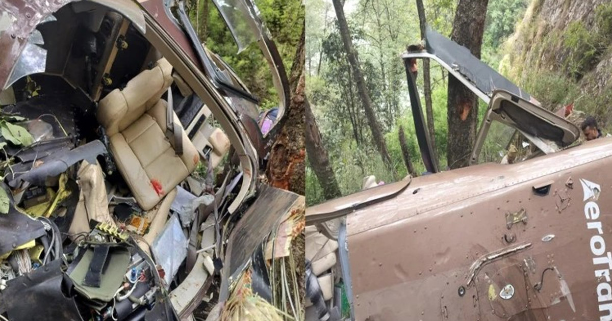 भारतको उत्तराखण्डमा हेलिकोप्टर दुर्घटना, कम्तीमा पाँच जनाको मृत्यु
