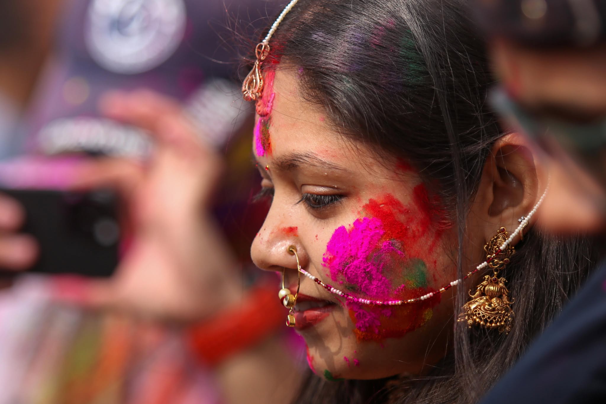 वसन्तपुरमा होलीको रौनक (तस्बिरहरू)