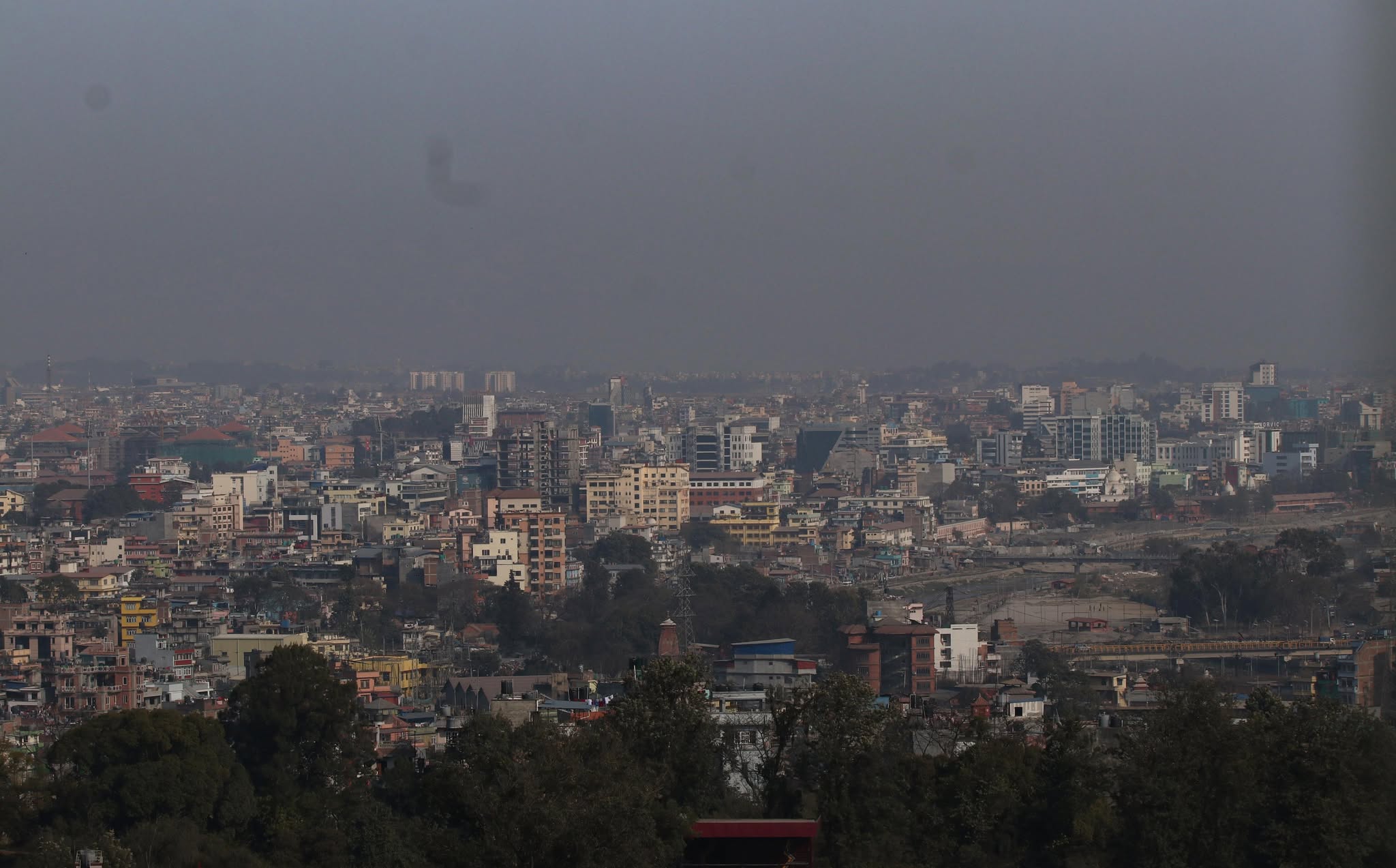 काठमाडौंसहित आठ सहर अस्वस्थकर