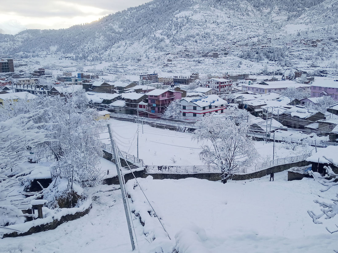 उच्च पहाडी र हिमाली क्षेत्रमा हिमपातको सम्भावना 