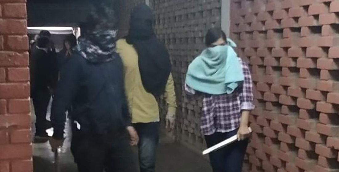 जेएनयुमा नकाबपोश आक्रमण, कैयौं विद्यार्थी घाइते