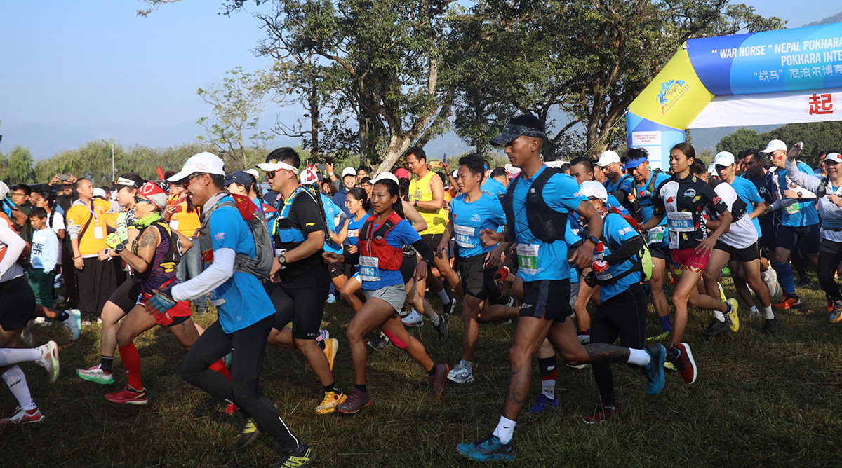 नेपाल पोखरा अन्तर्राष्ट्रिय क्रसकन्ट्री प्रतियोगिता सुरु