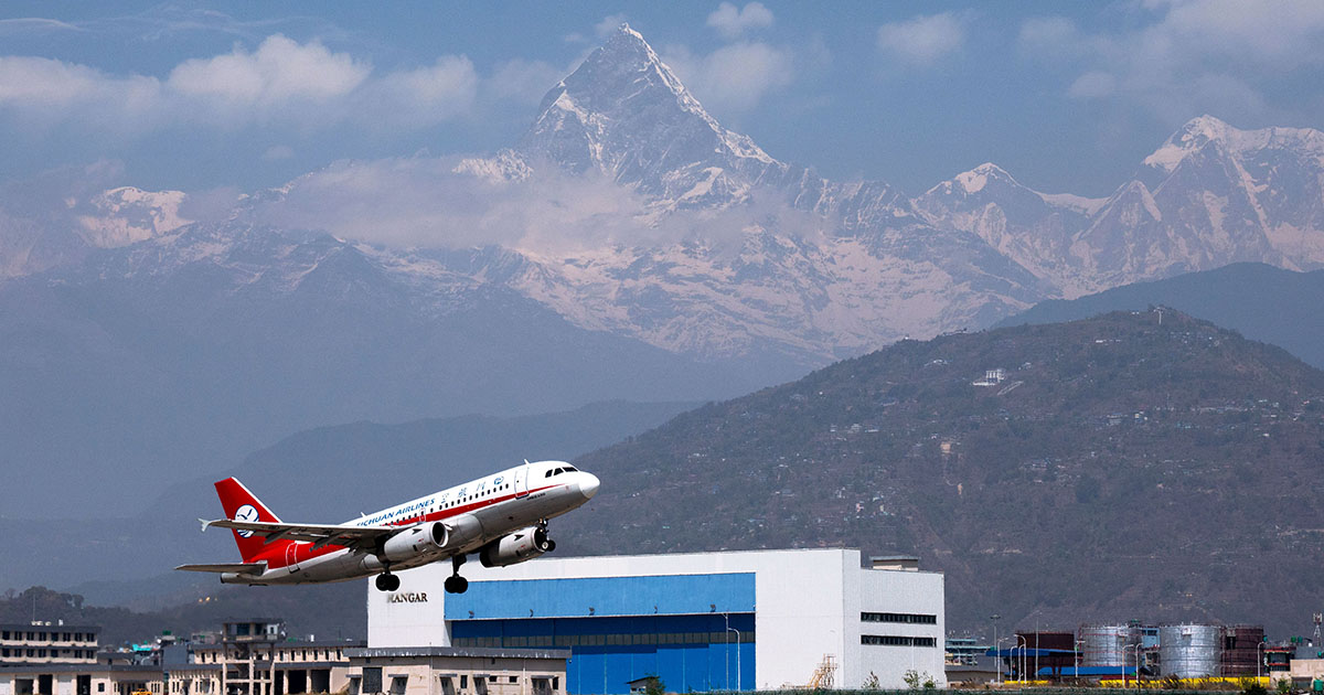 १२८ यात्रुसहित चीनको छेन्दुबाट पोखरामा पहिलो व्यावसायिक चार्टर्ड उडान