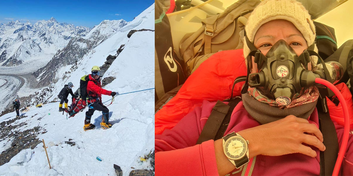 पत्रकार पूर्णिमा श्रेष्ठले गरिन् केटू हिमालको सफल आरोहण